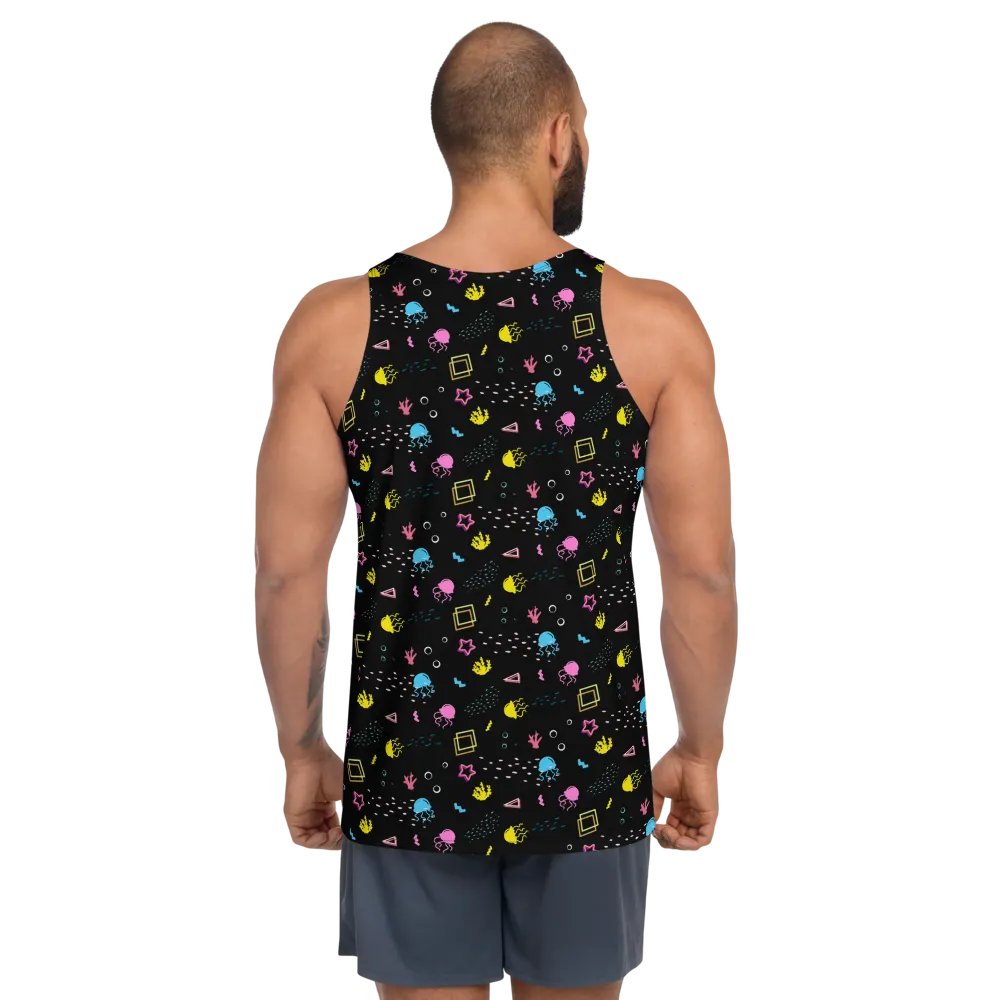 Shifty Seas black pattern tank top product image (3)