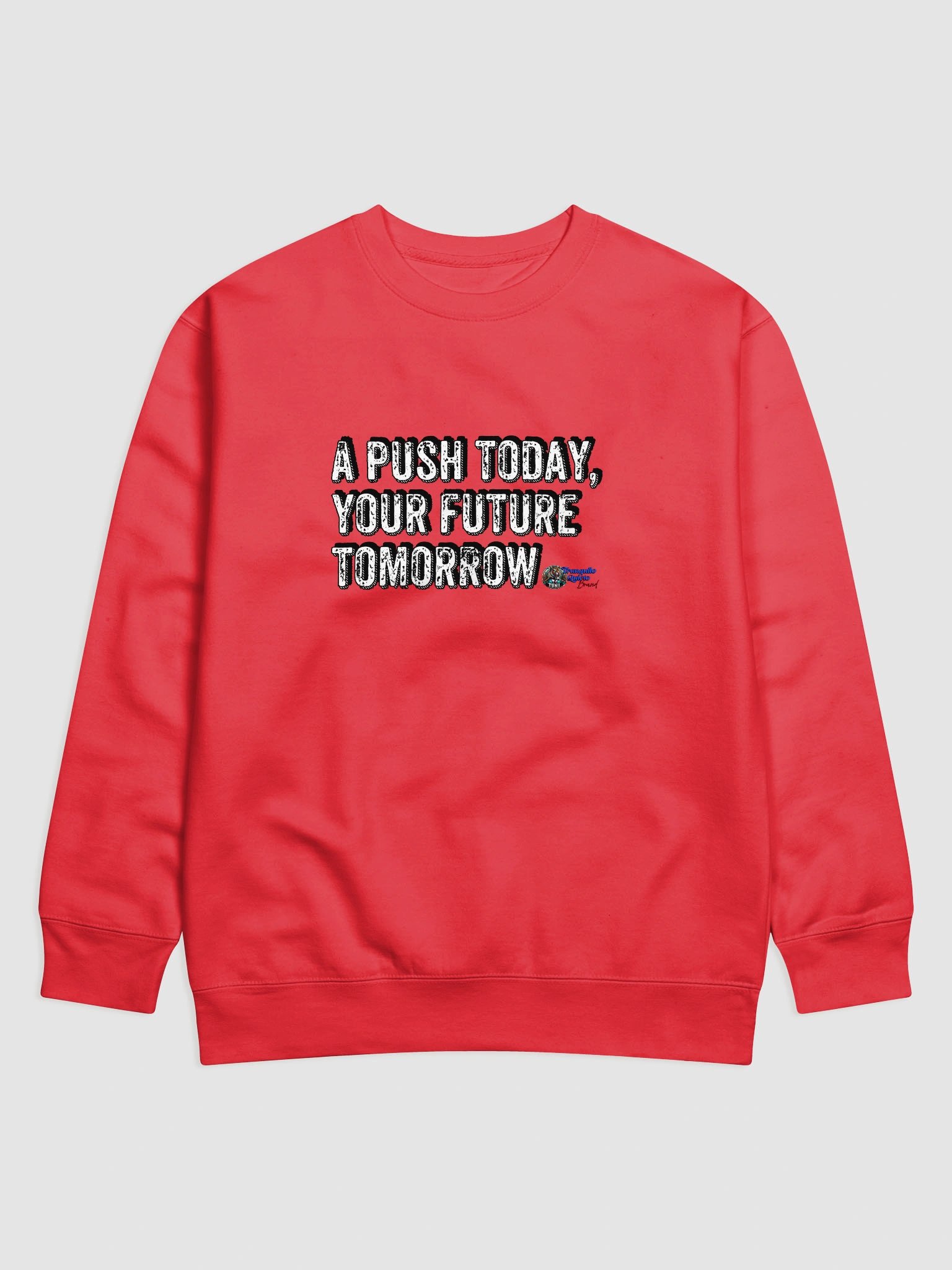 "A Push Today" Premium Crewneck Sweatshirt - Tranquilo Quieto Brand product image (29)