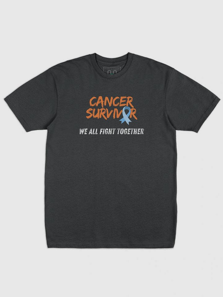 Cancer Survivor - We All Fight Together Premium Tee - Orange Print product image (1)
