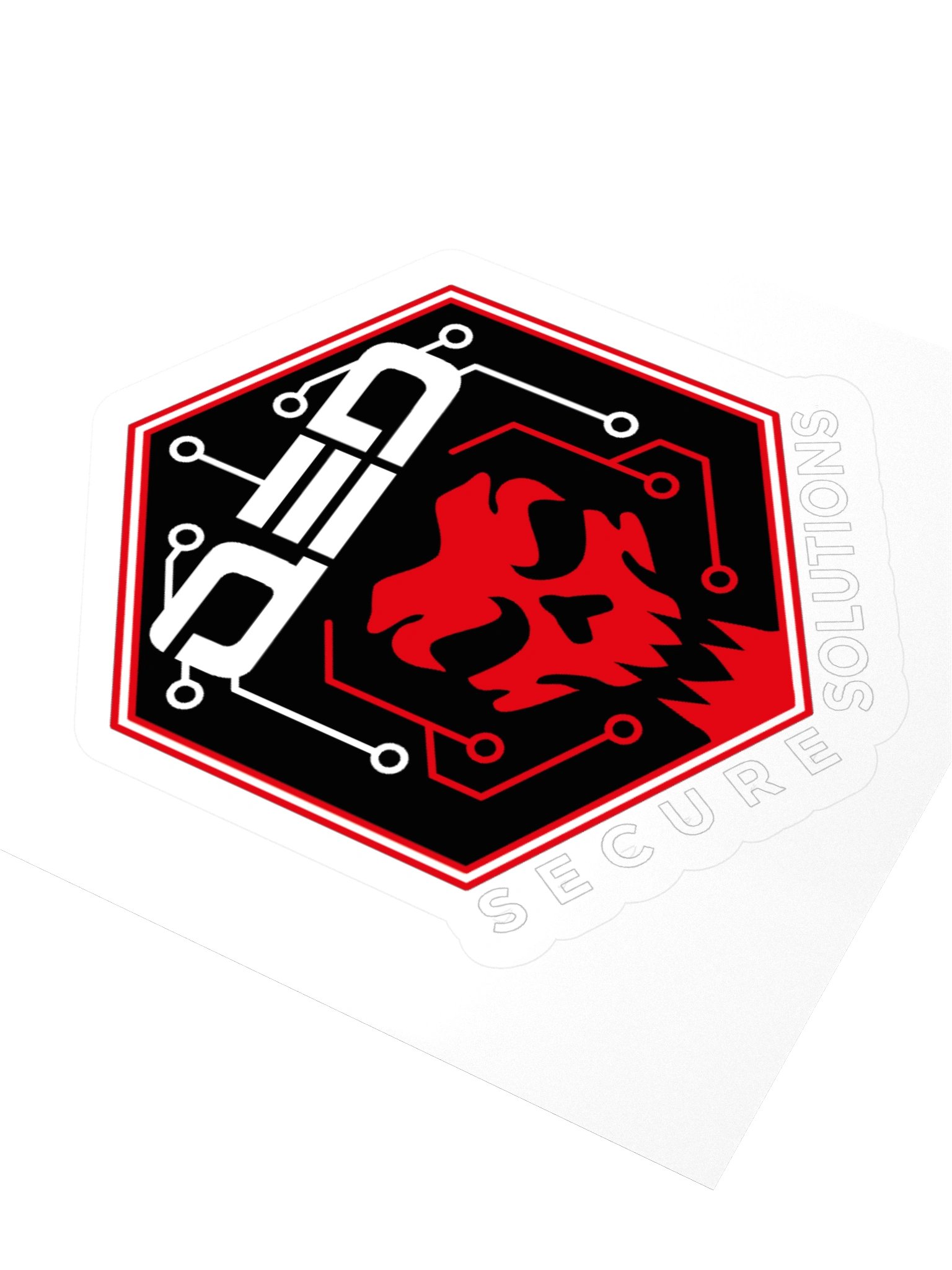 QED Red Skull Sticker product image (3)