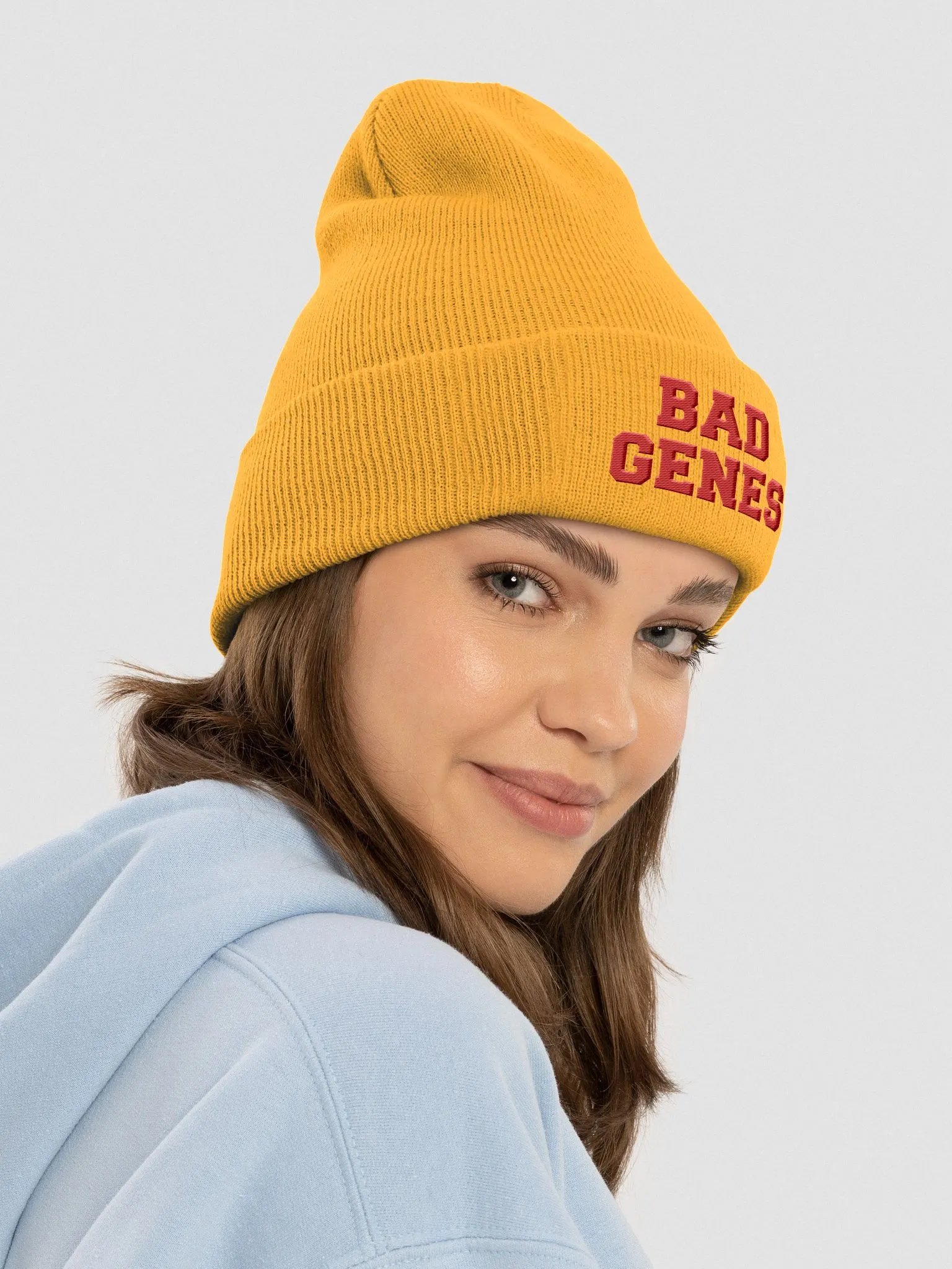Bad Genes embroidered beanie product image (4)