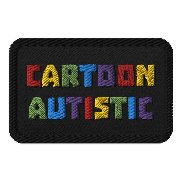 Cartoon Autistic Patch (Rainbow Palette) product image (1)