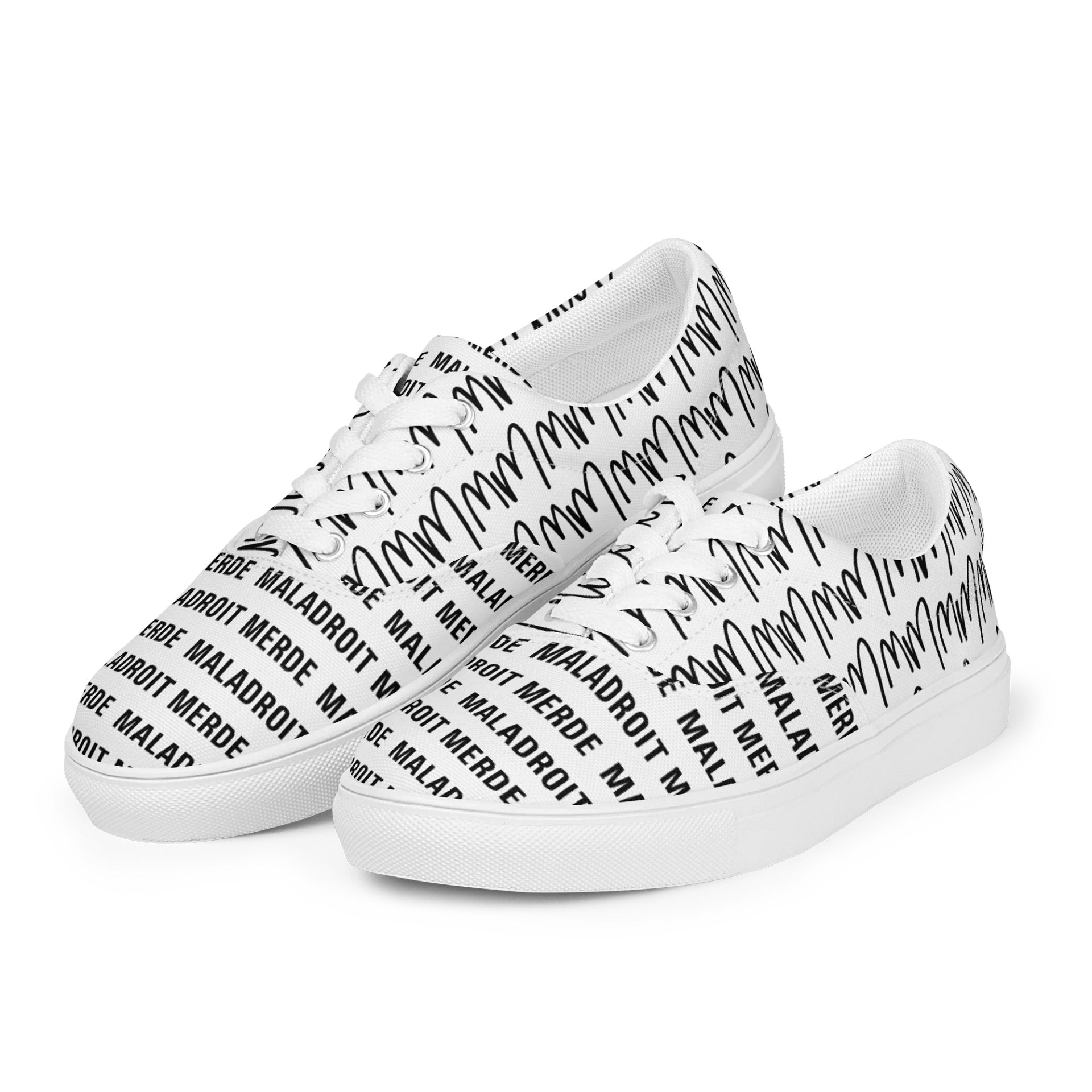 MALADROIT MERDE LACED UP CANVAS SHOES product image (3)