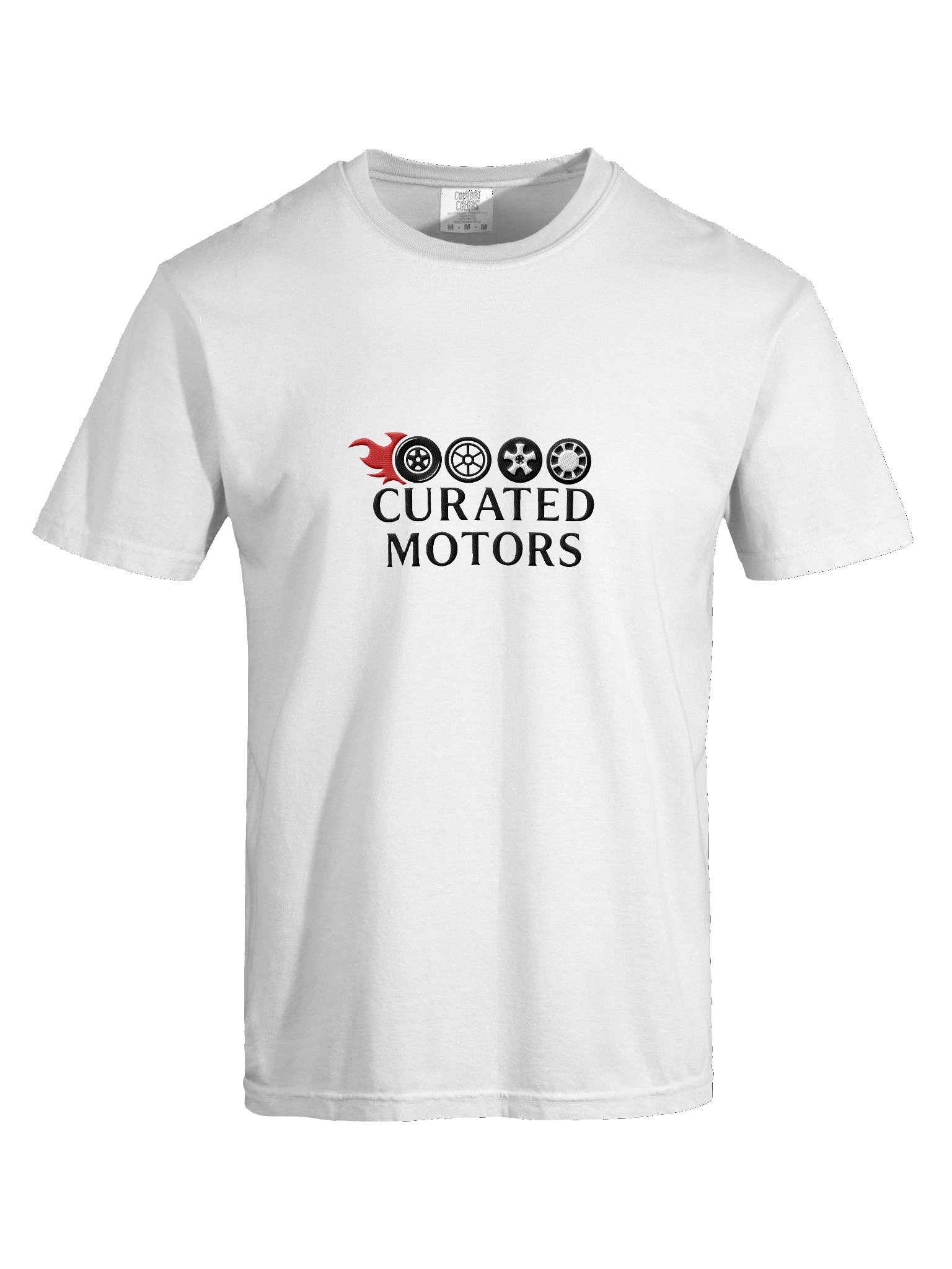 CM EMBROIDERED B&G wheels shirt product image (7)