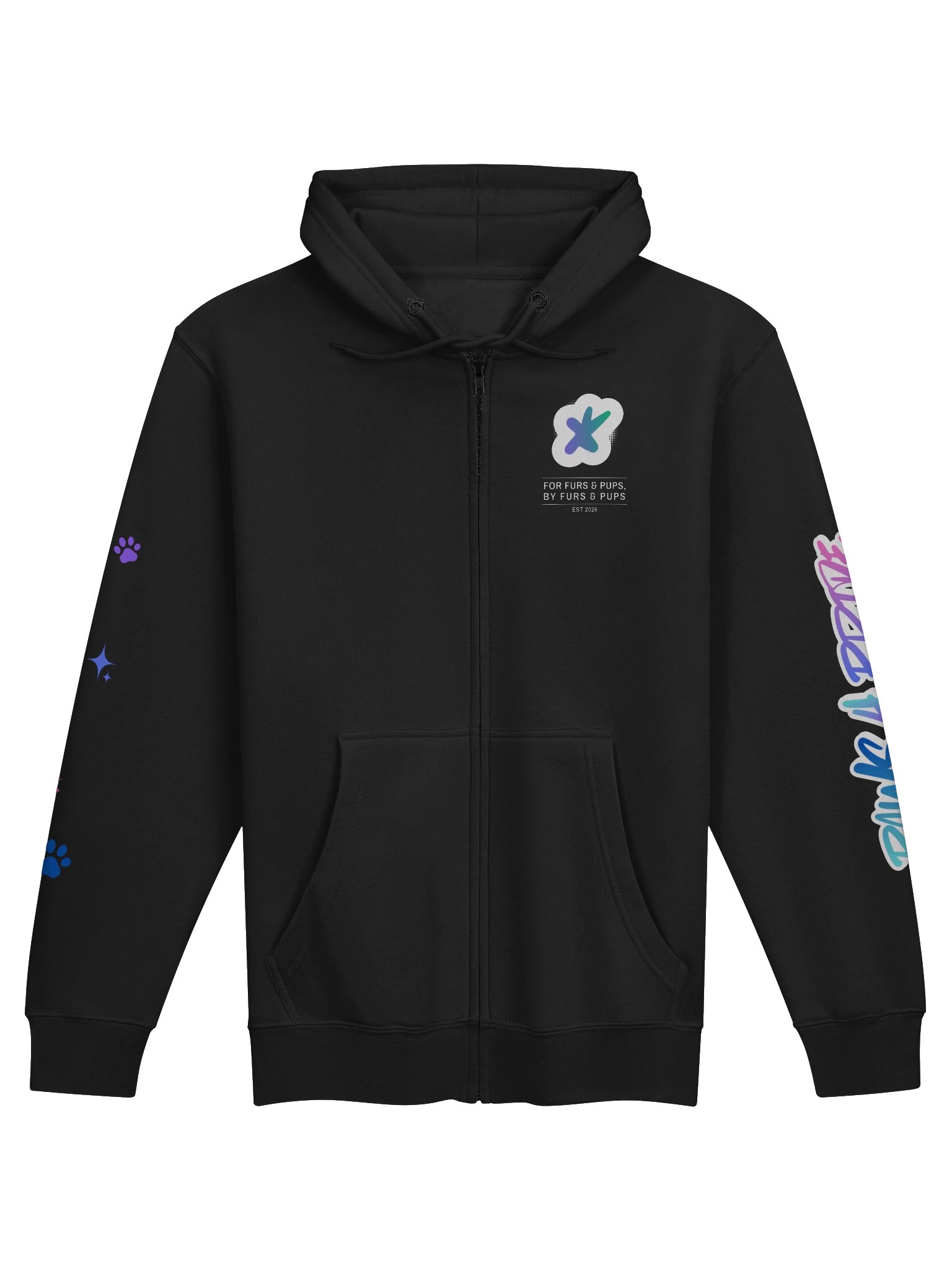 Paws4Pride Zip Hoodie product image (1)