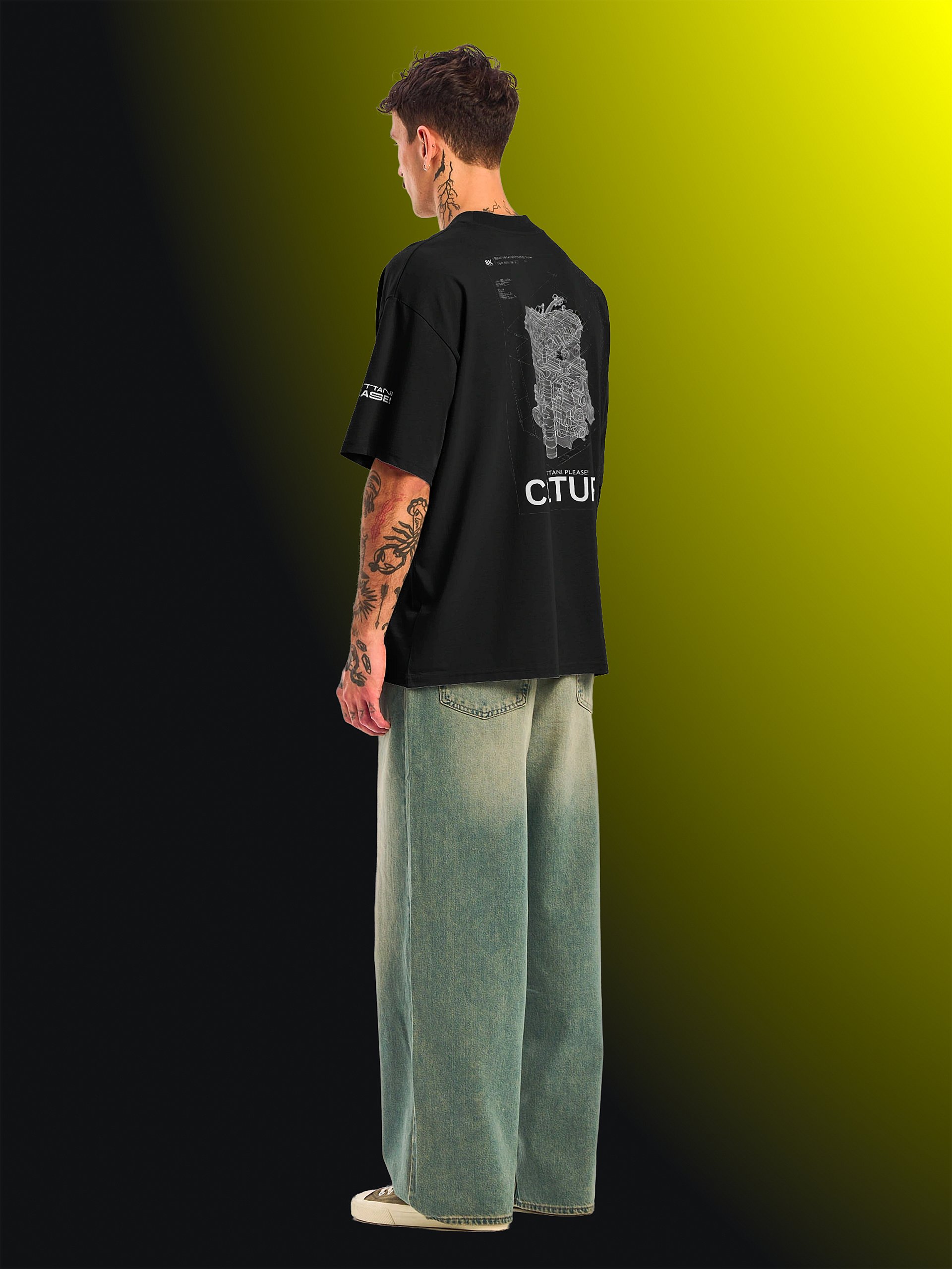 100 Ottani Please!™ Oversized Unisex Racing Streetwear Graphic T-Shirt | Apex Edition product image (6)
