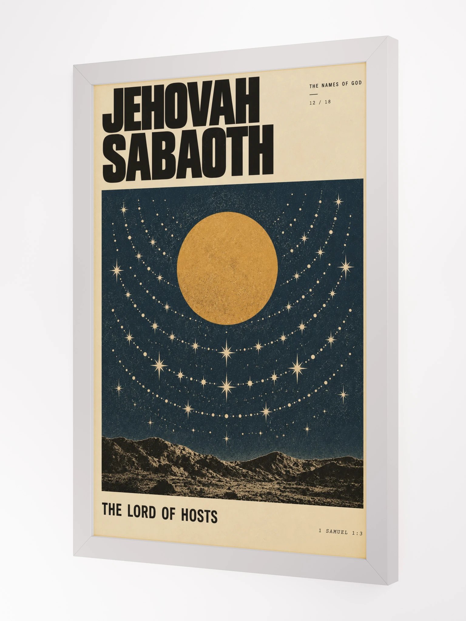 Jehovah Sabaoth | Names of God Framed Print product image (23)