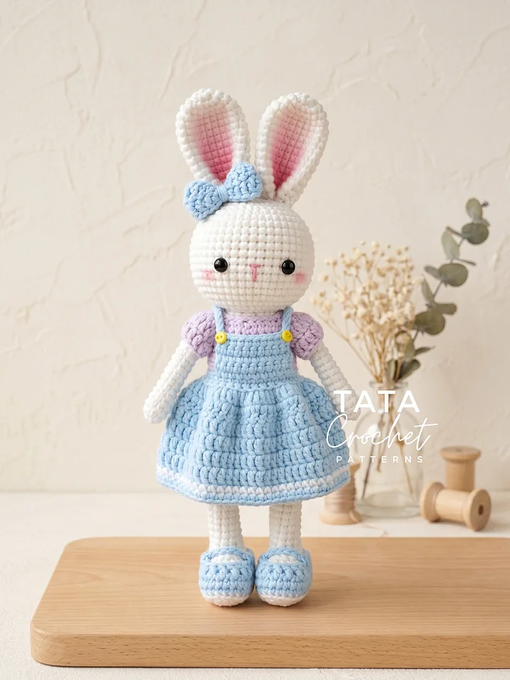 Bonnie the Lively Bunny – Amigurumi Crochet Pattern | Digital Download PDF product image (2)