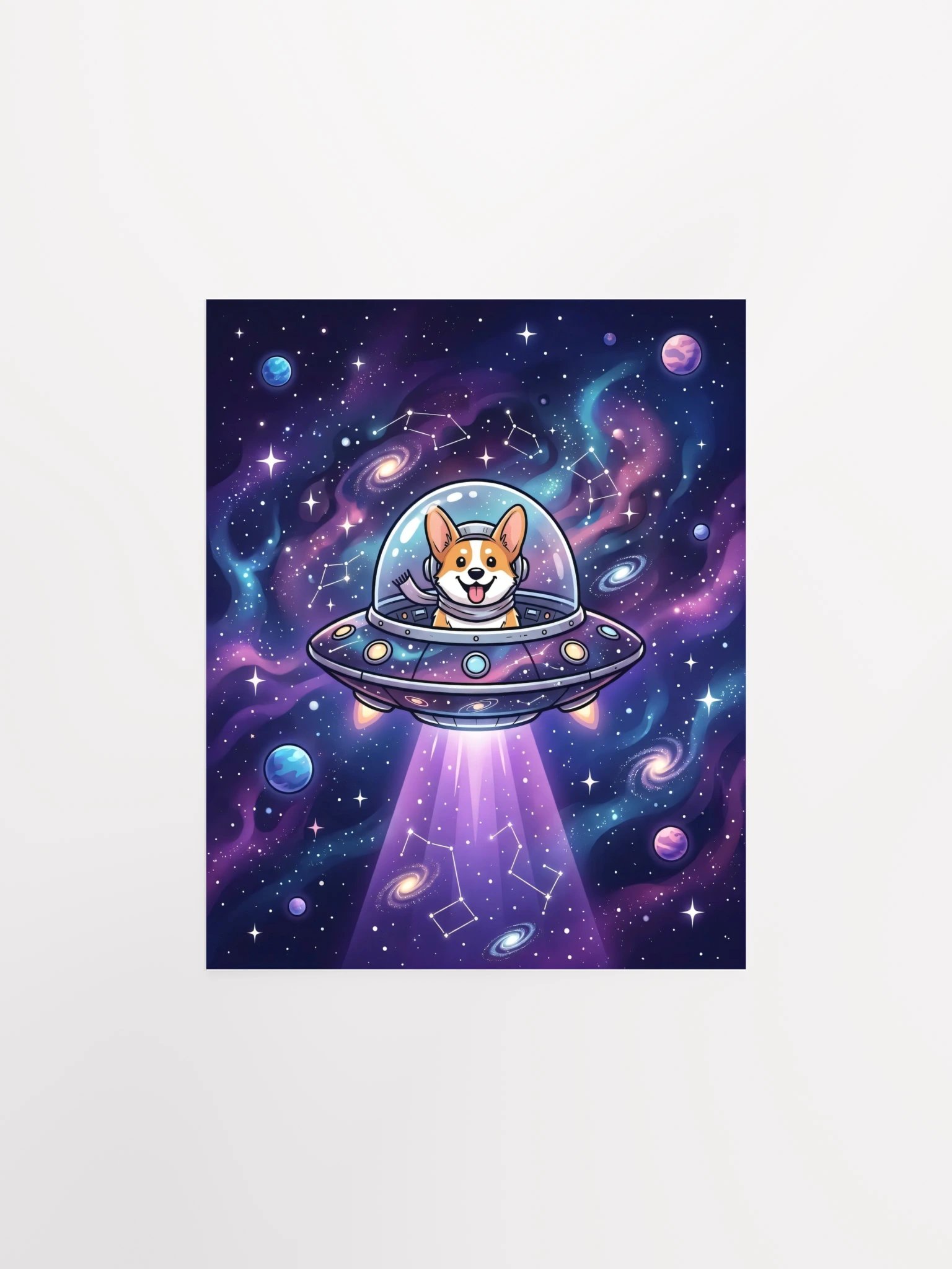UFO Corgi Poster product image (25)