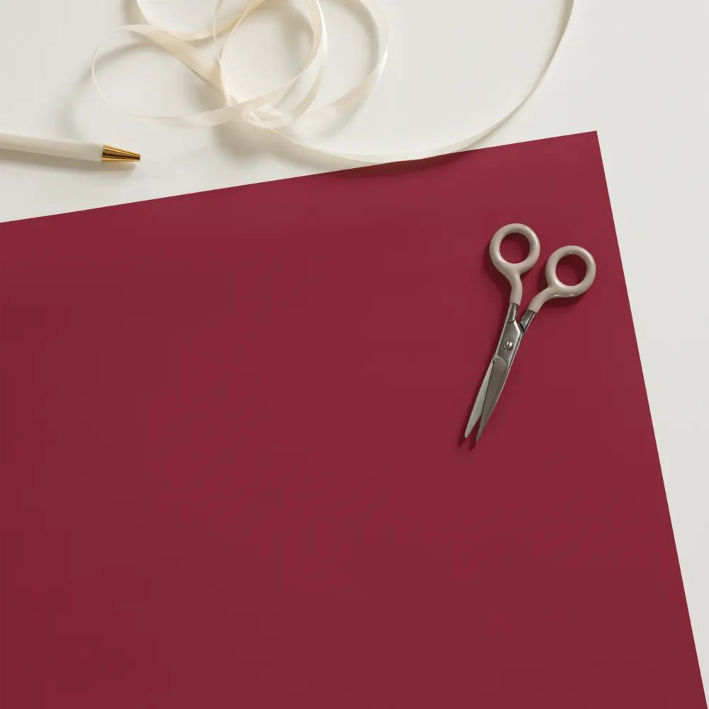 Burgundy Solid Holiday Christmas Wrapping Paper Sheets (3) product image (10)