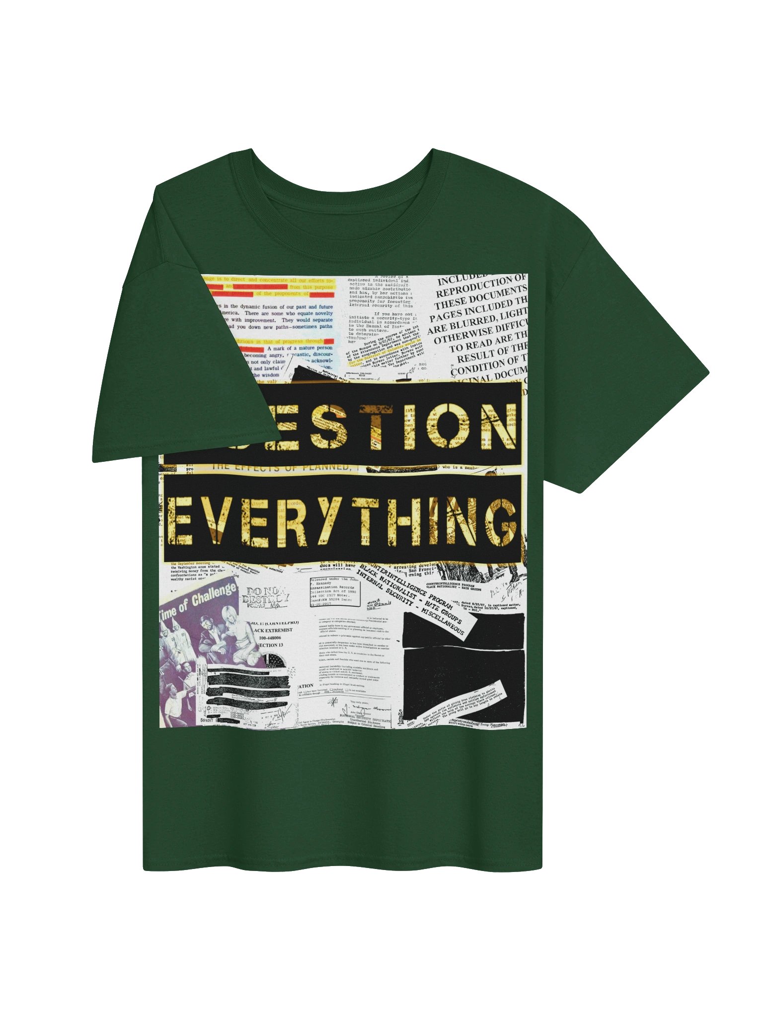 QUESTION EVERYTHING - T-SHIRT (FRONT ONLY) product image (3)