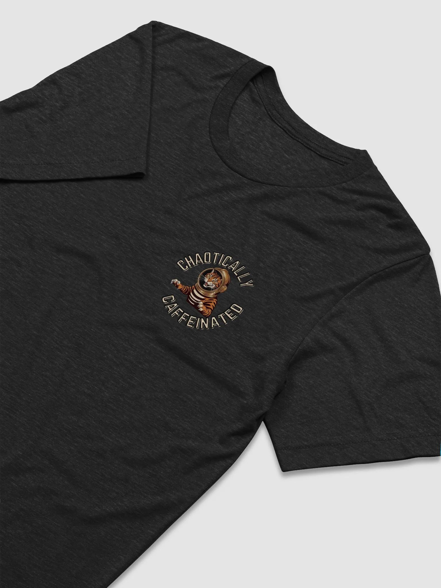 Chaotically Caffeinated Tri-Blend Shirt product image (9)
