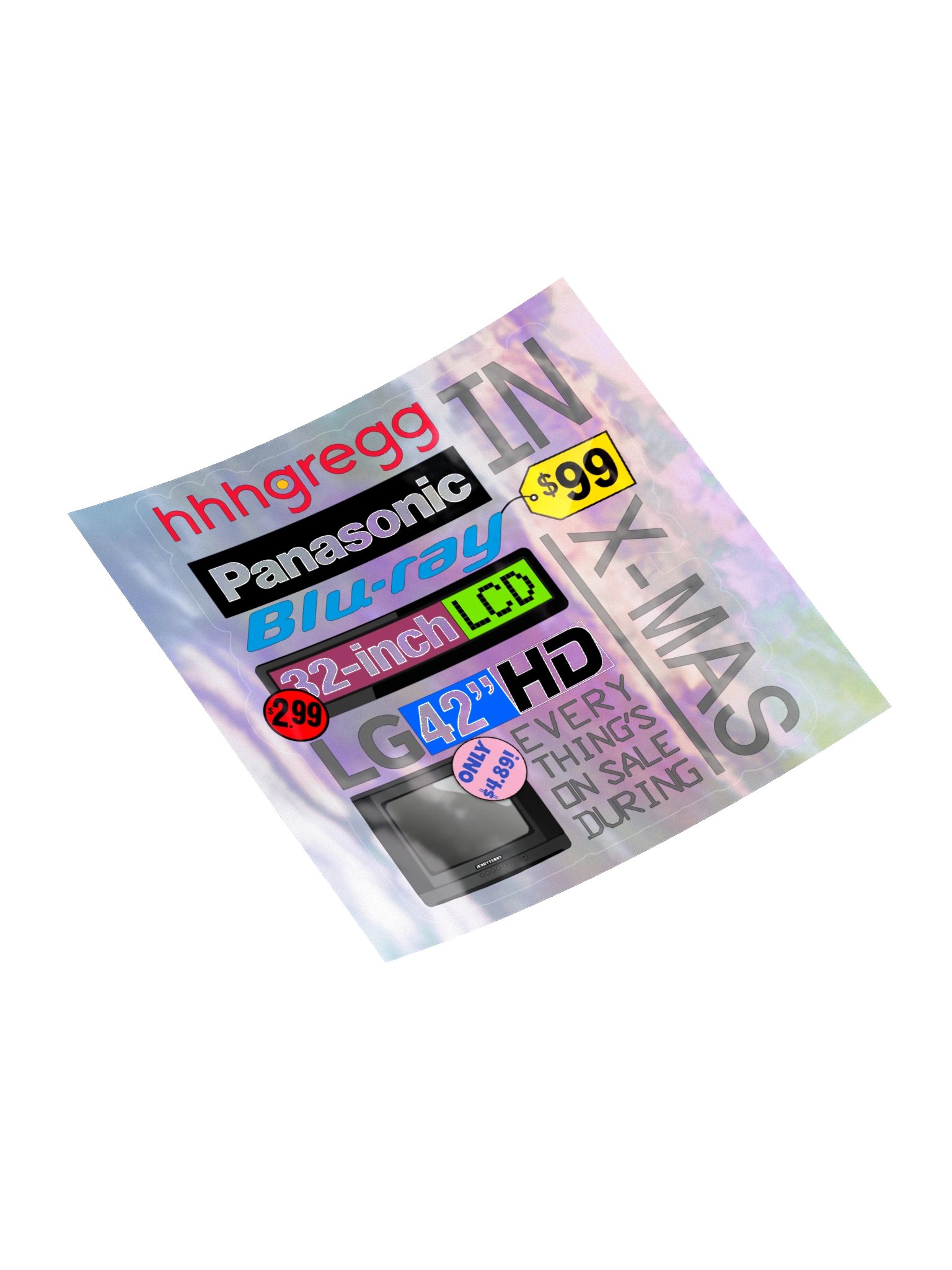 "ReDoin" Holographic Sticker product image (11)