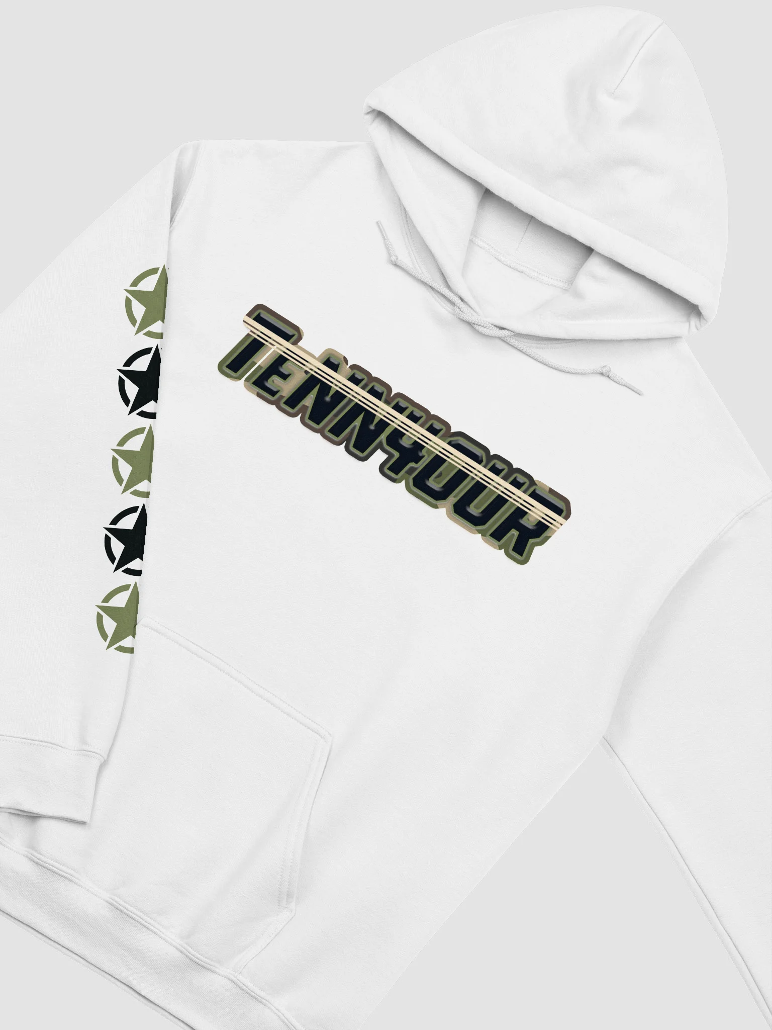 #TeNN4OURARMY Hoodie Camo & Black product image (12)