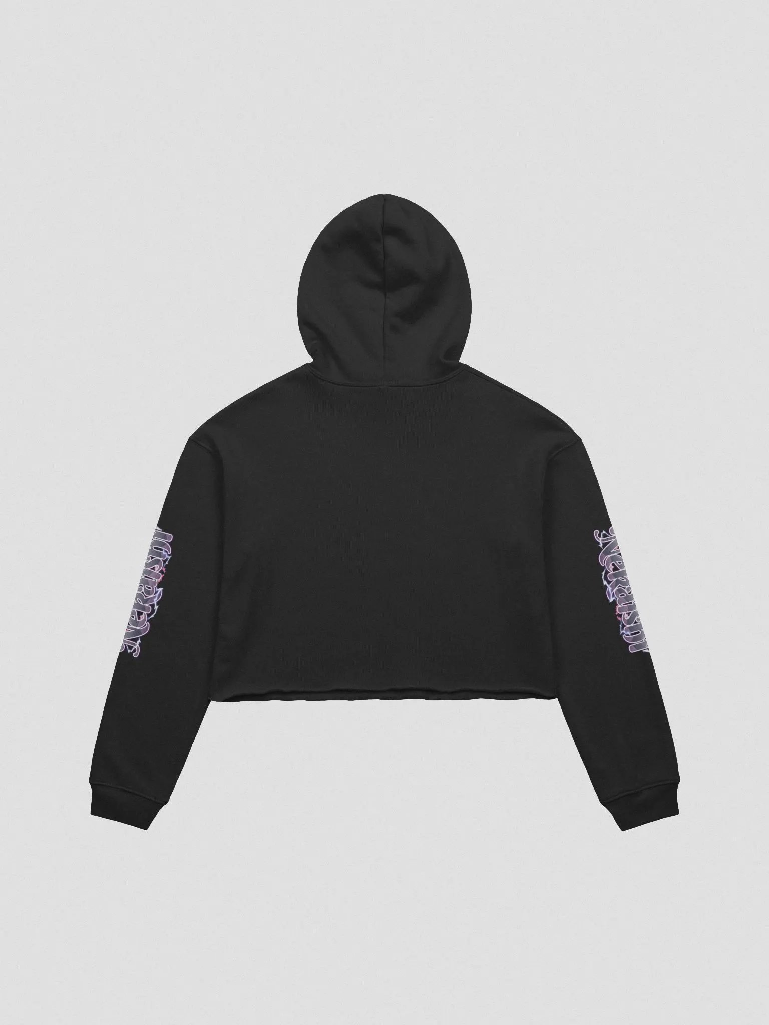 Bella+Canvas Fleece Crop Hoodie - Standard | Dark Mode product image (4)