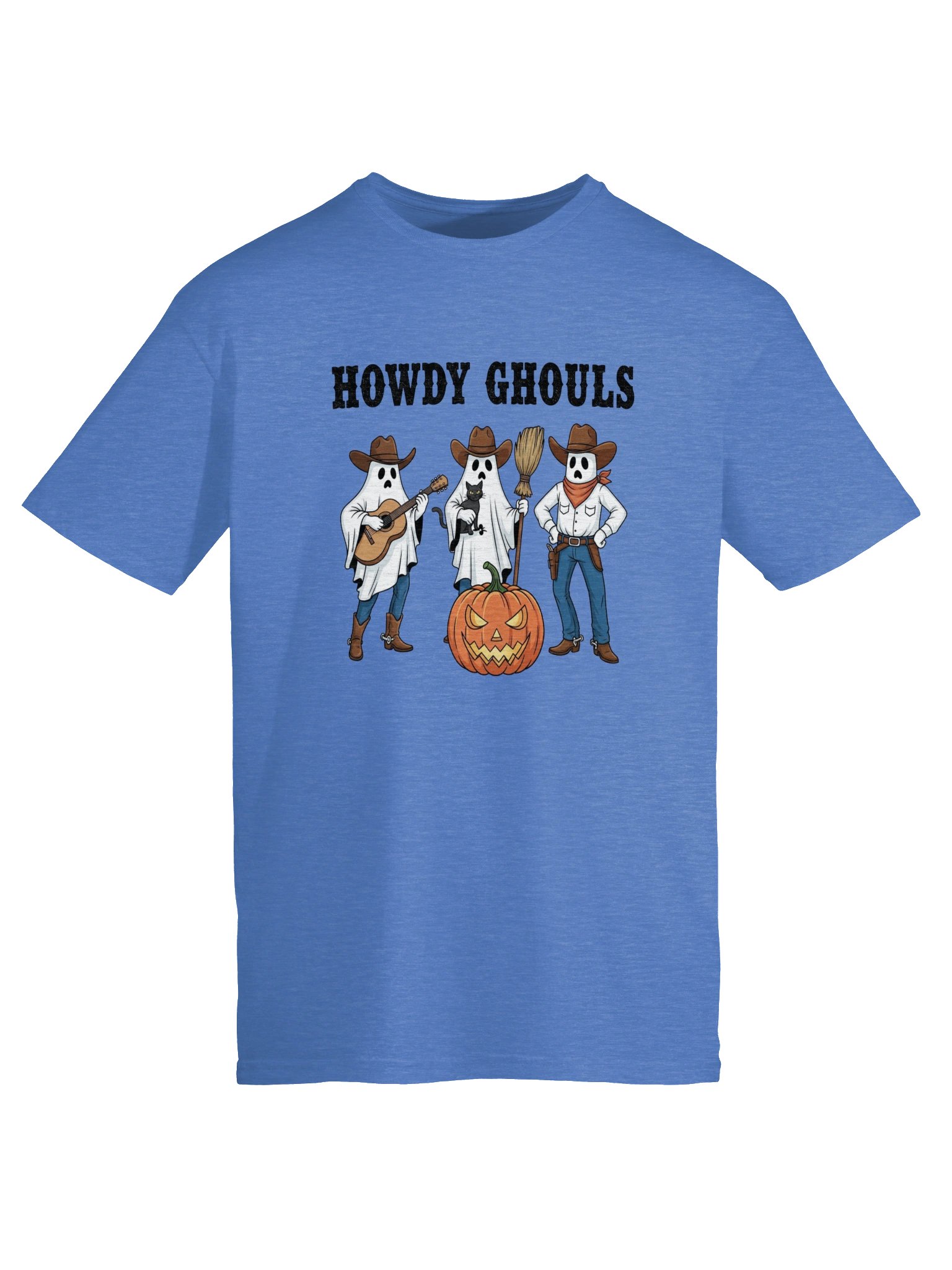 Howdy Ghouls Funny Halloween Cowboy Ghost T-Shirt product image (33)
