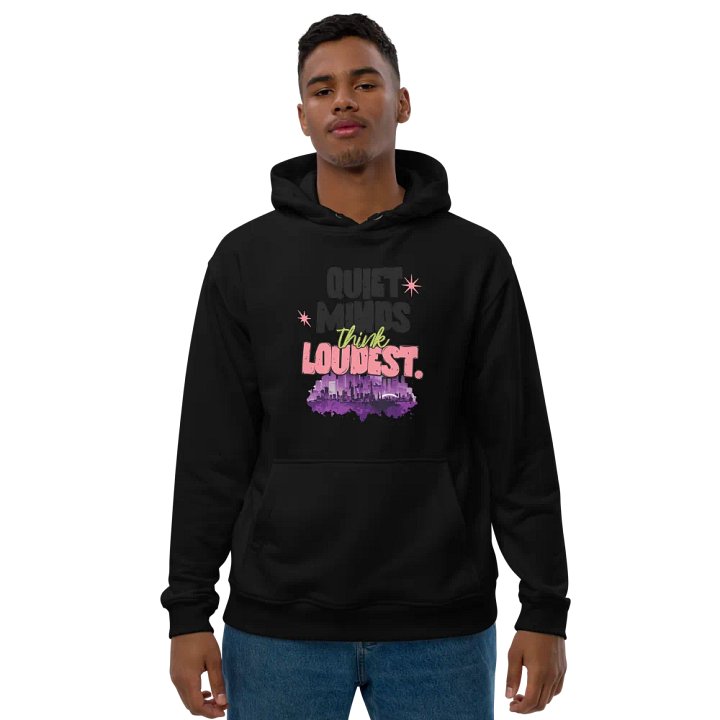 Quiet Minds Eco Hoodie product image (1)
