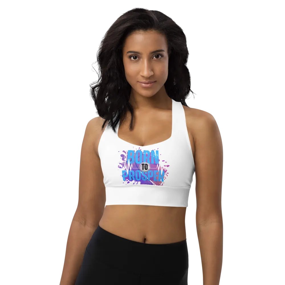 Energize Born to Prosper Padded Workout Sports Bra product image (8)