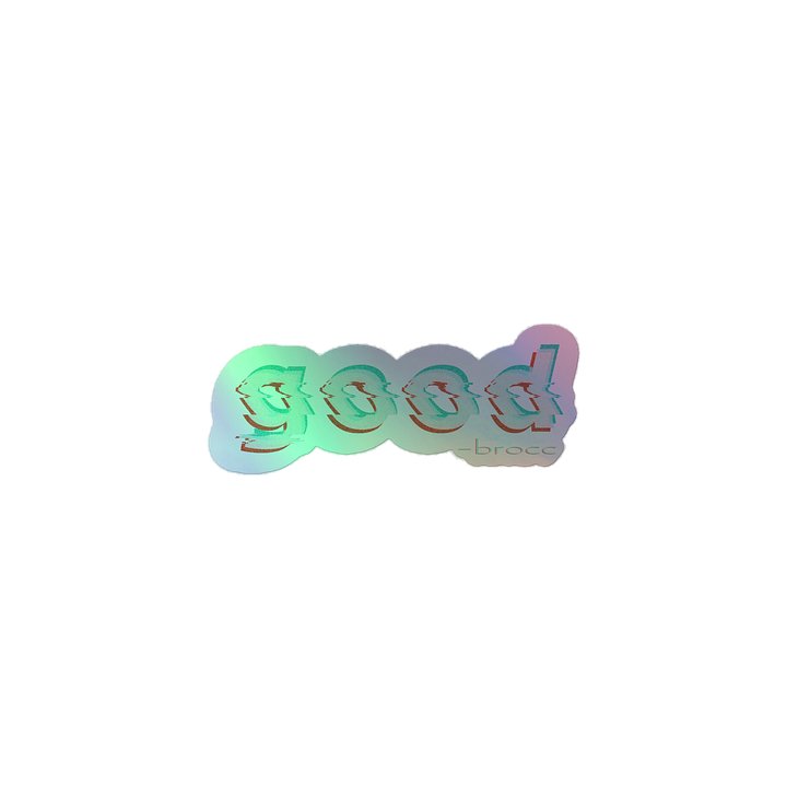 good holographic sticker product image (1)
