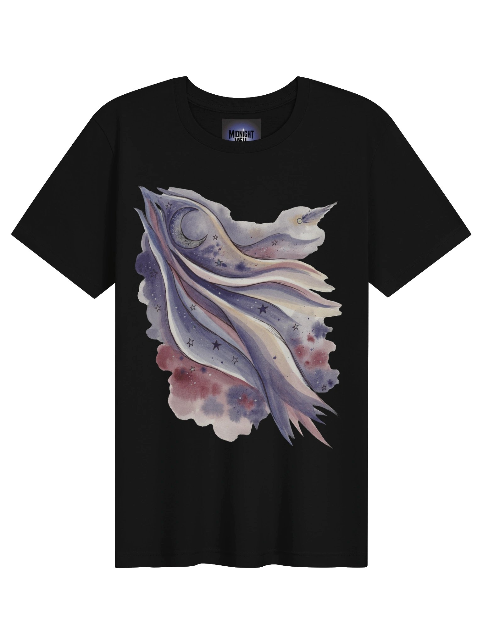 Midnight Veil Starry Wing T-Shirt product image (3)