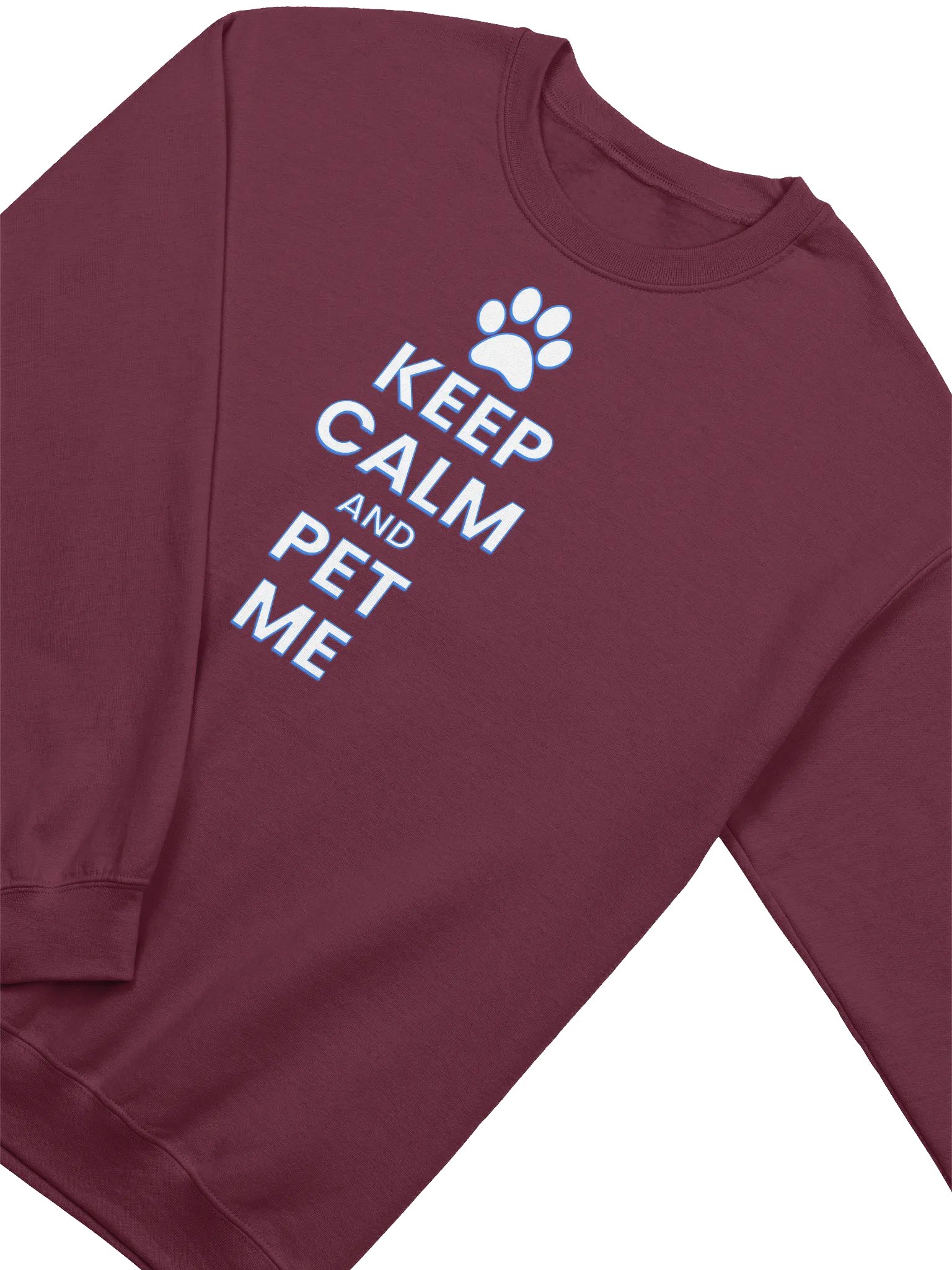 KEEP CALM AND PET ME SWEATSHIRT product image (3)