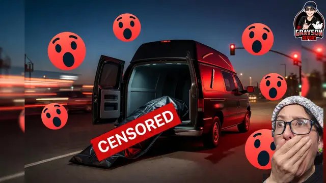 What do you think happened?!? Check out our latest video on Youtube and Comment below!  Link in the Bio or search Grayson Report on YT!  #funeralhome #hearse #shocking #wtf #losangeles 