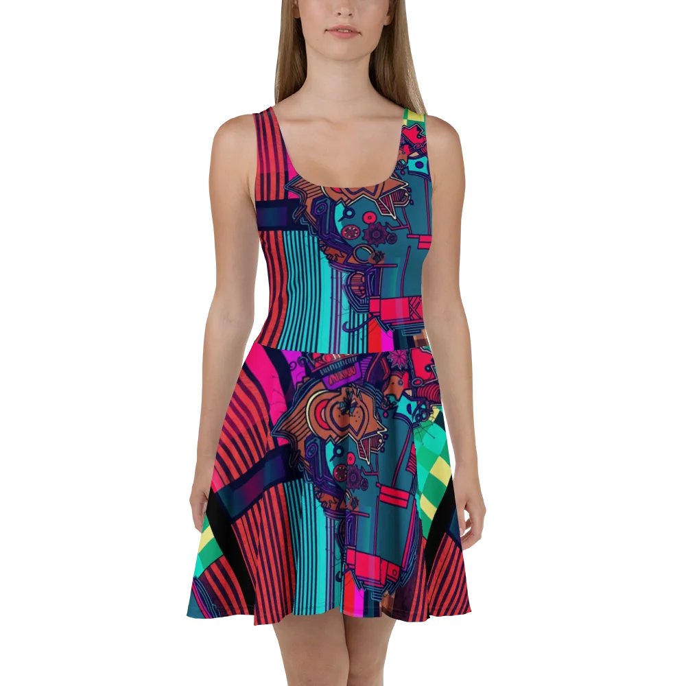 Mechanical Heartbeat Skater Dress product image (2)
