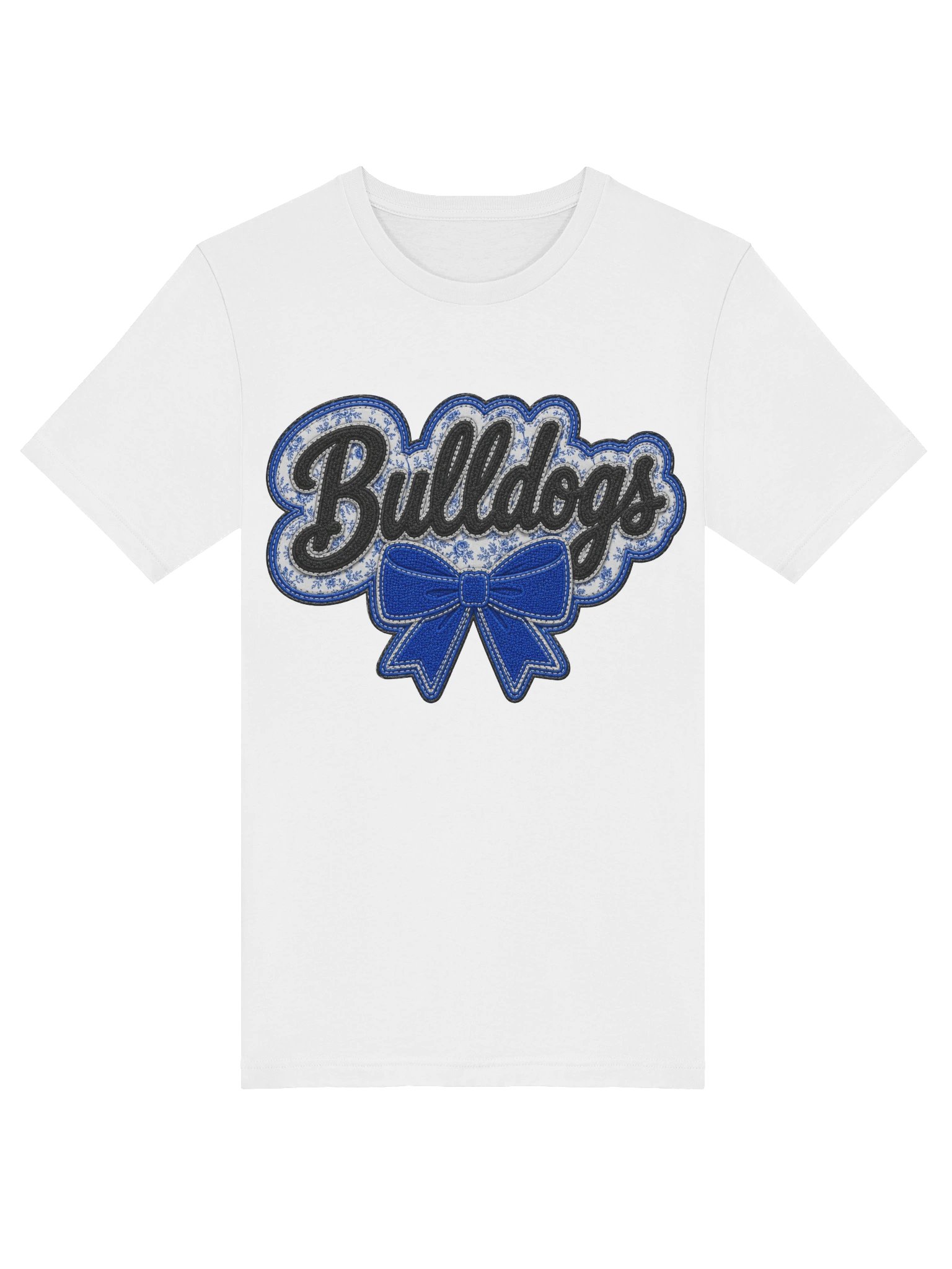 Bulldogs faux stitch tee product image (18)