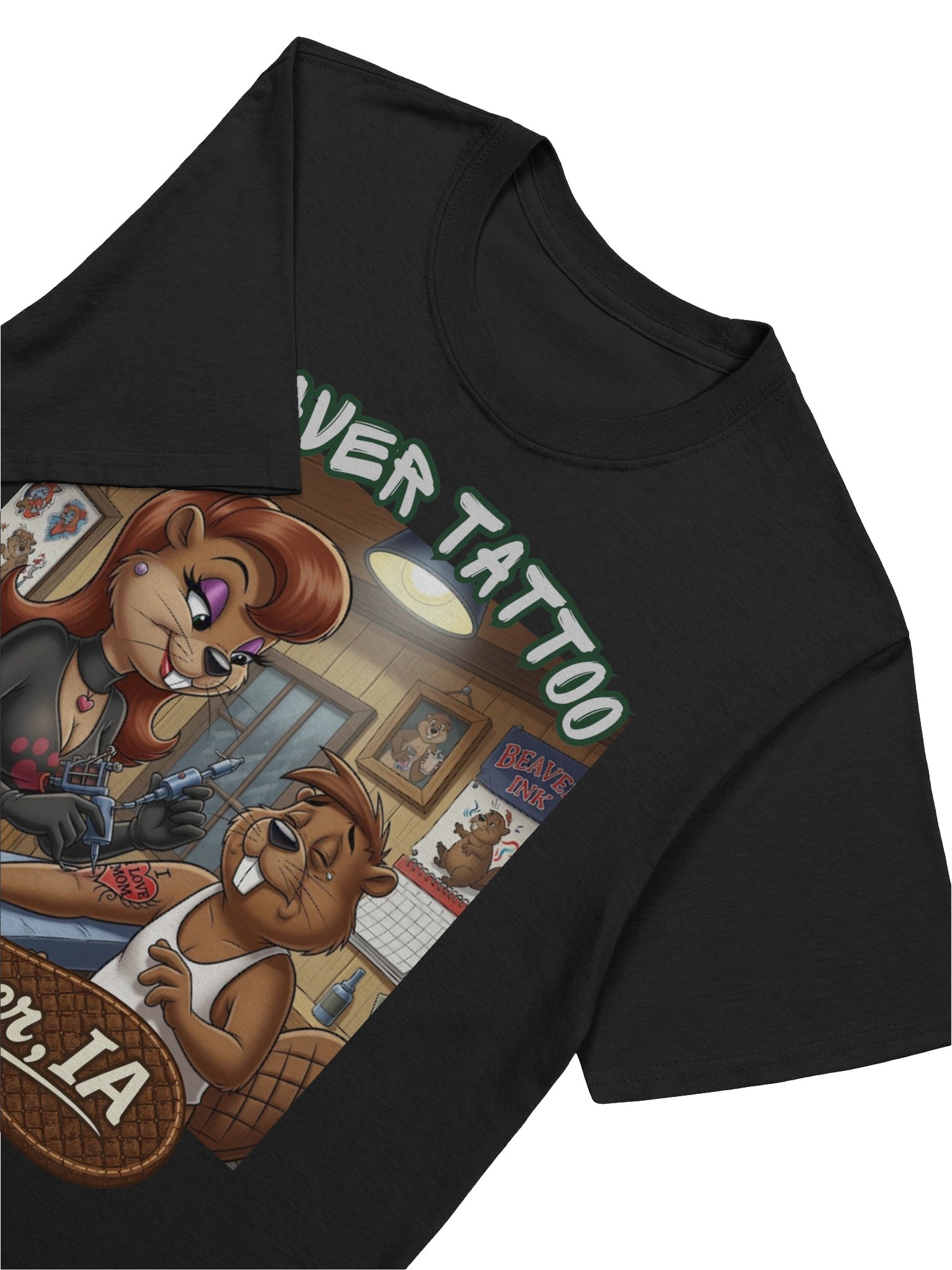 Beaver Tattoo T-Shirt product image (59)