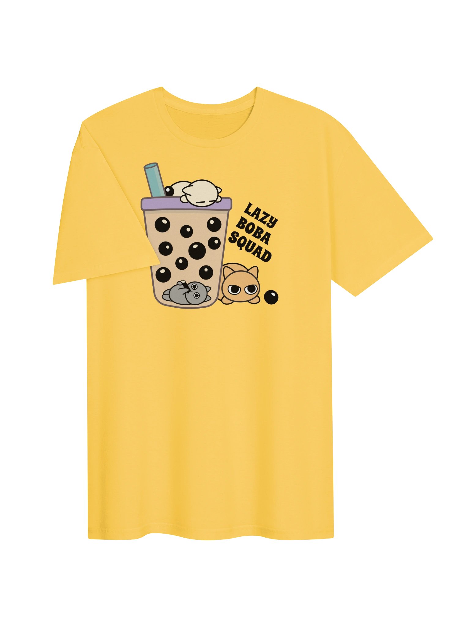 Boba Cat - Unisex Adult Super Soft Lightweight T-shirt product image (2)