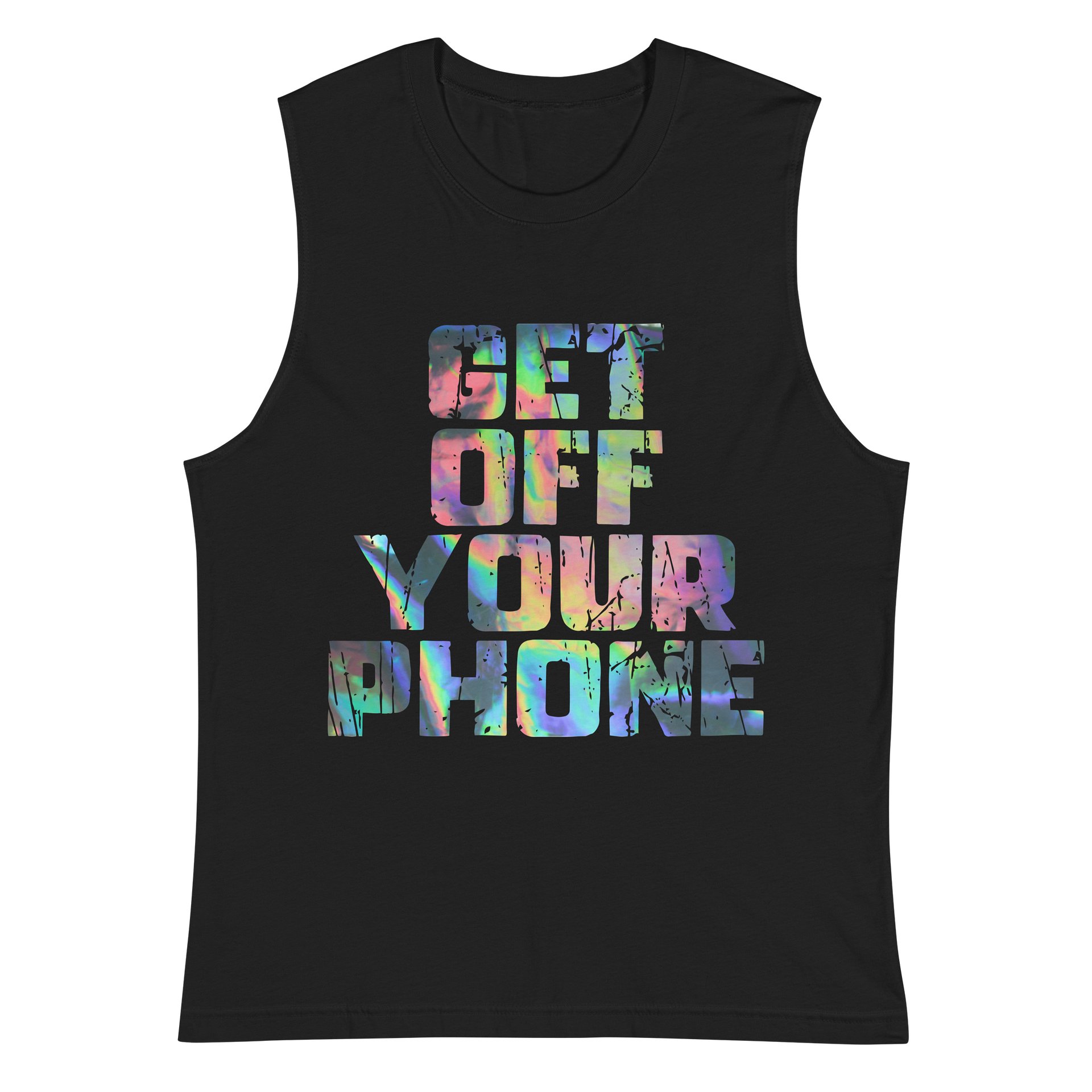 Get Off Your Phone Muscle Tank product image (3)
