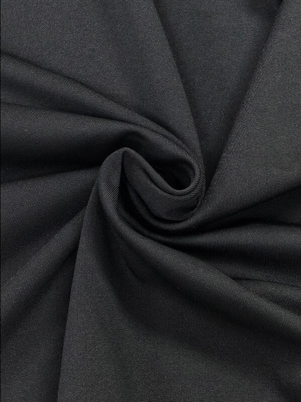 Sweetra Casual Elegant Minimalist Sexy French Pleated Regular Hem Bandeau Ruffle Sleeve Sweetheart Neck Square Neck Midi Tulip Dress For Date Party Cocktail Party Black Summer product image (5)