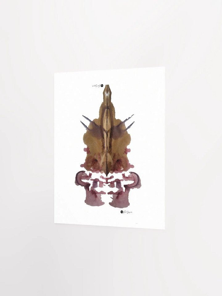 VIKING SKULL | Inkblot Print | 8x10" product image (2)