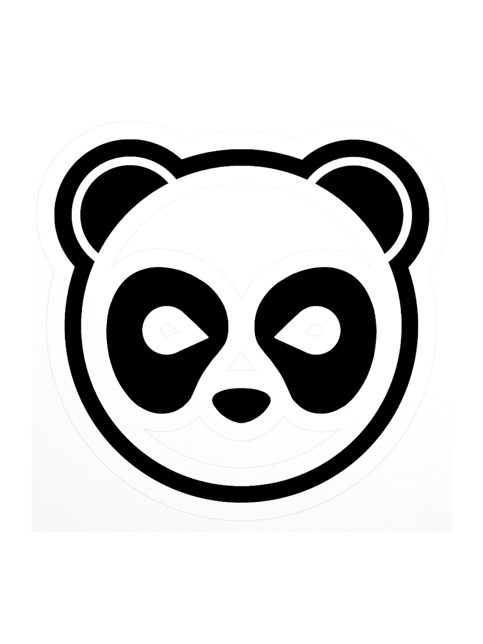 Black Logo Clear Sticker product image (2)
