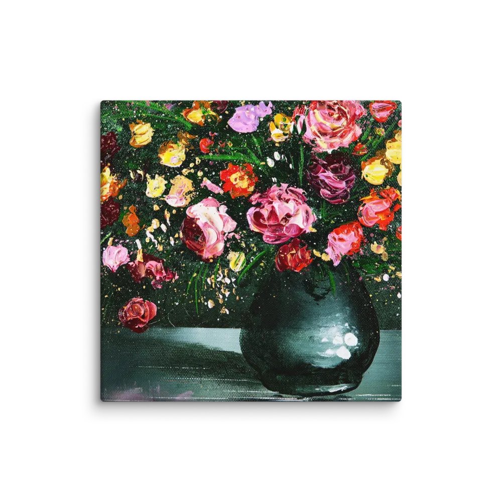 Green Vase with Flowers product image (8)