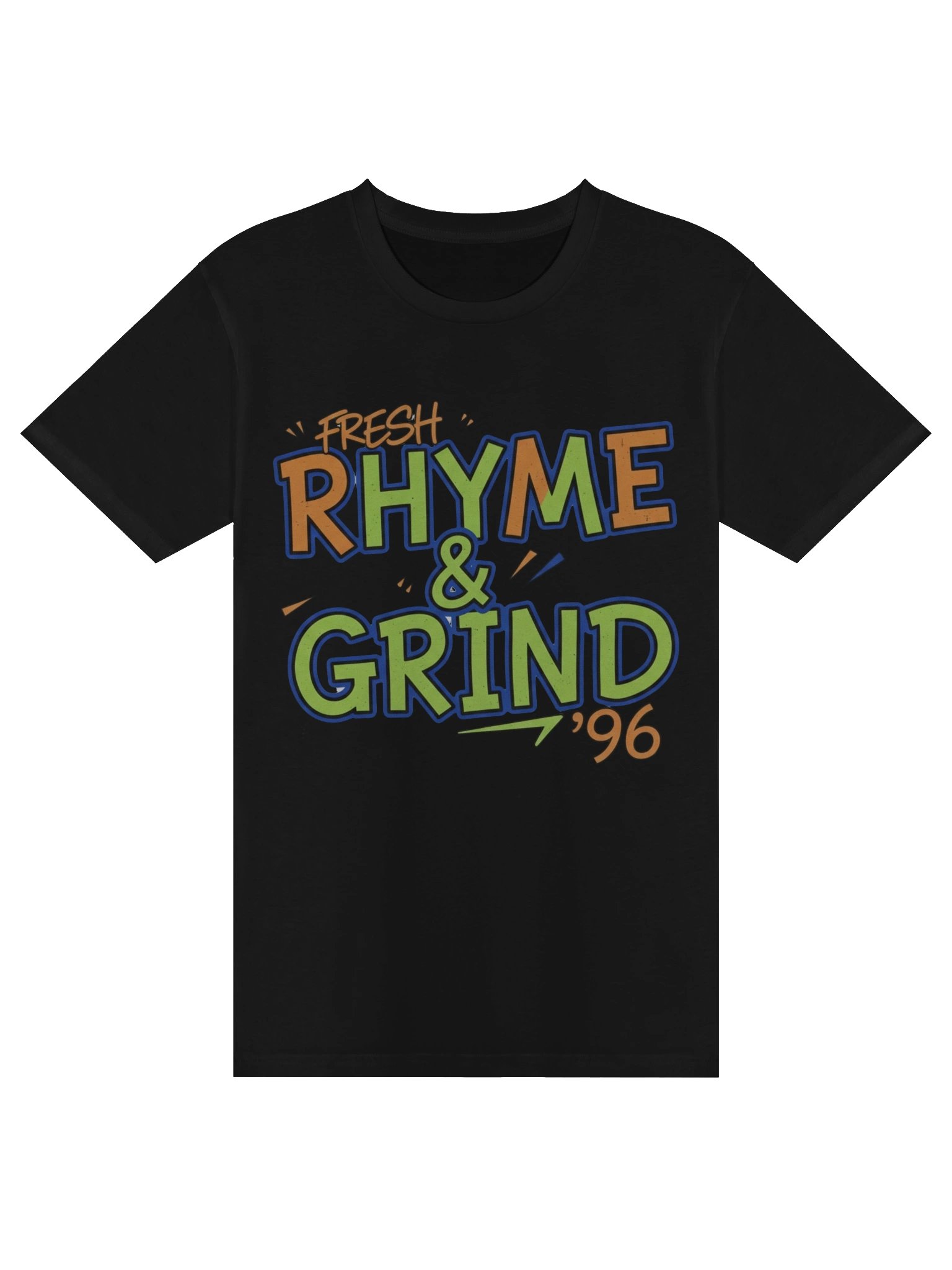Vintage 90s Fresh Rhyme & Grind Streetwear Retro Unisex Tee product image (1)