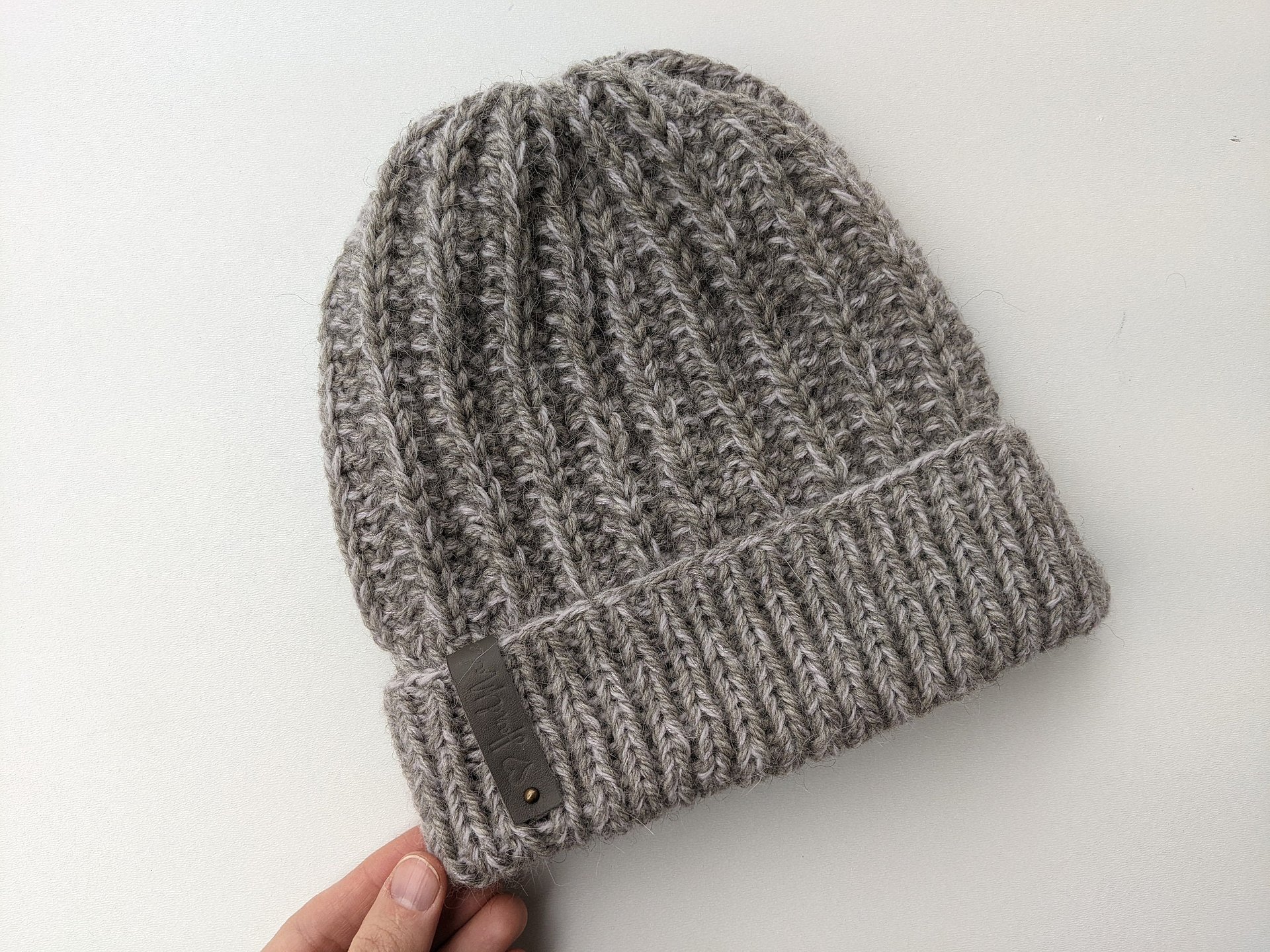 Unisex Winter Knit Hat Pattern for Men product image (7)