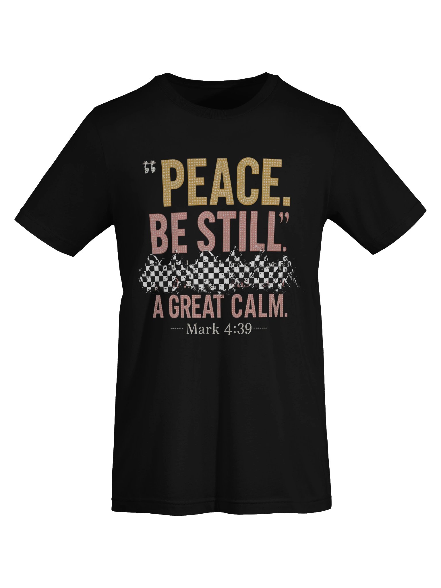 Peace Be Still Mark 4:39 Iconic Logo T-Shirt product image (7)
