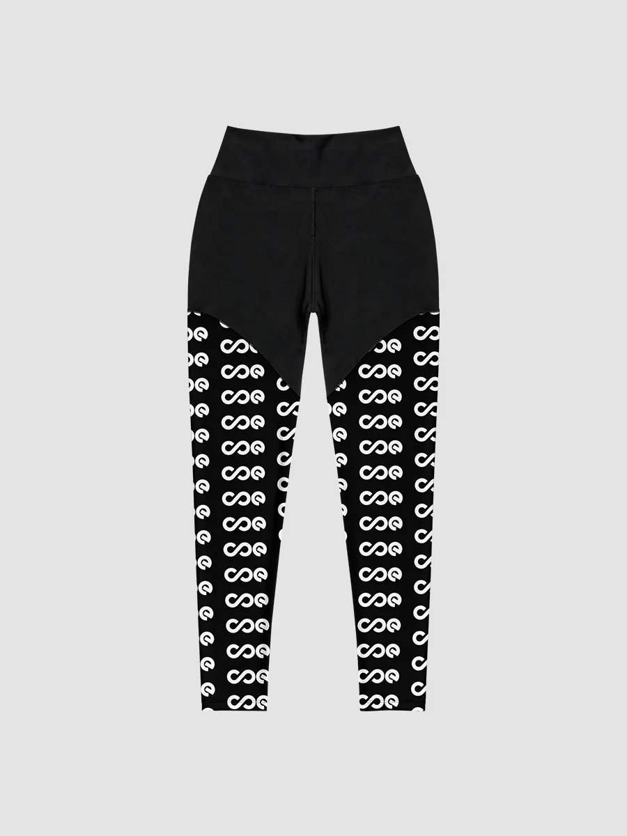 COE Premium Sports Leggings Black & White product image (1)