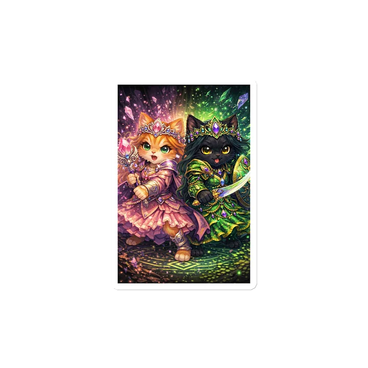 Kingdoms Princess and duchess battle Die-Cut Magnets product image (2)