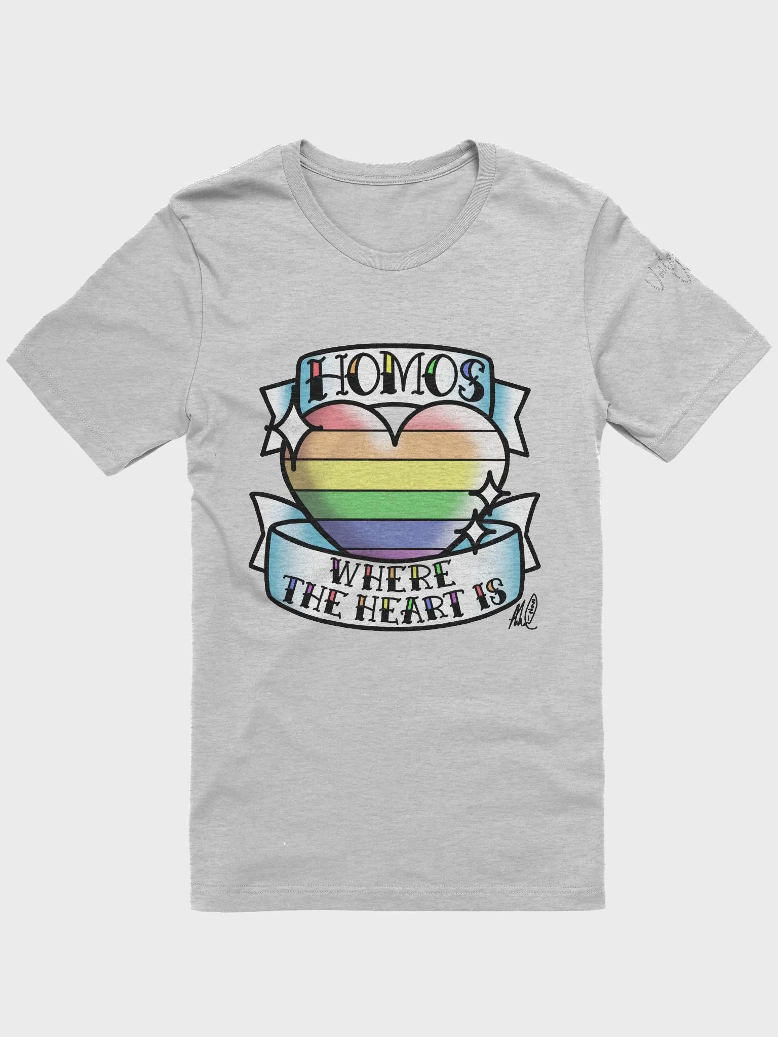 Homo's where the Heart is Tee product image (6)