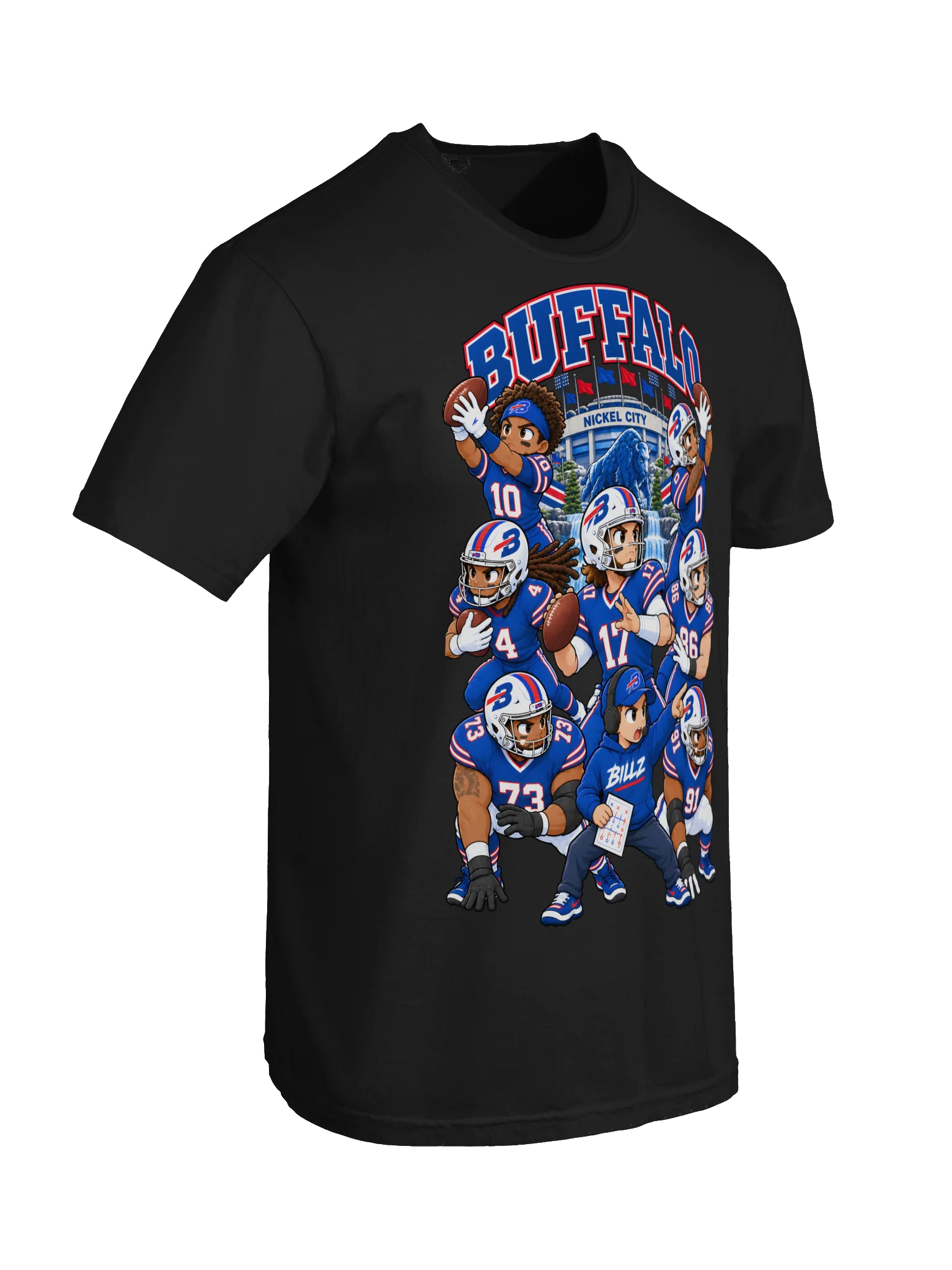 Buffalo Football Animated Player T-Shirt product image (37)