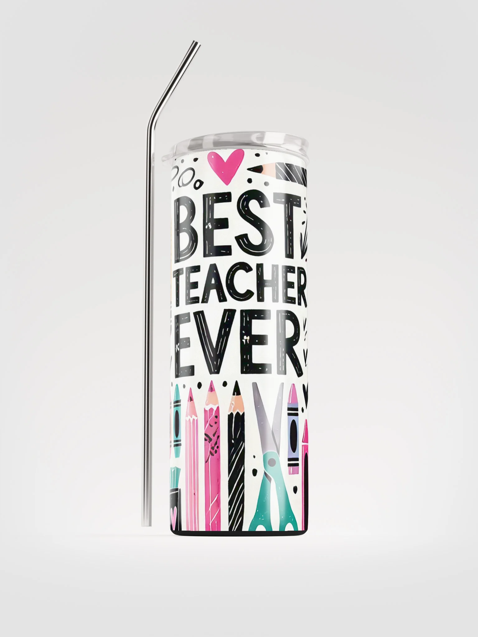 Best Teacher Ever Stainless Steel Tumbler product image (1)