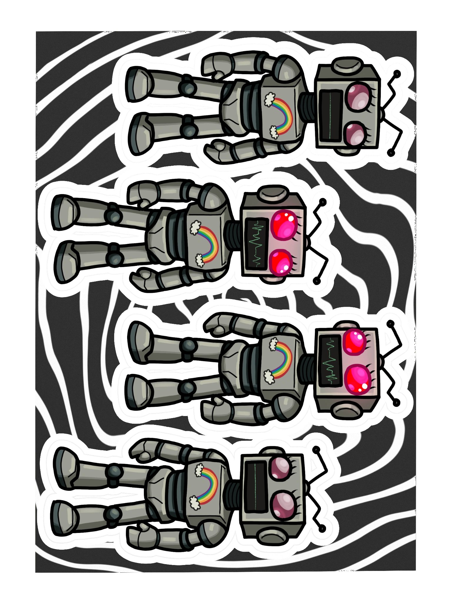 PUPPET STICKER | gay robot product image (3)
