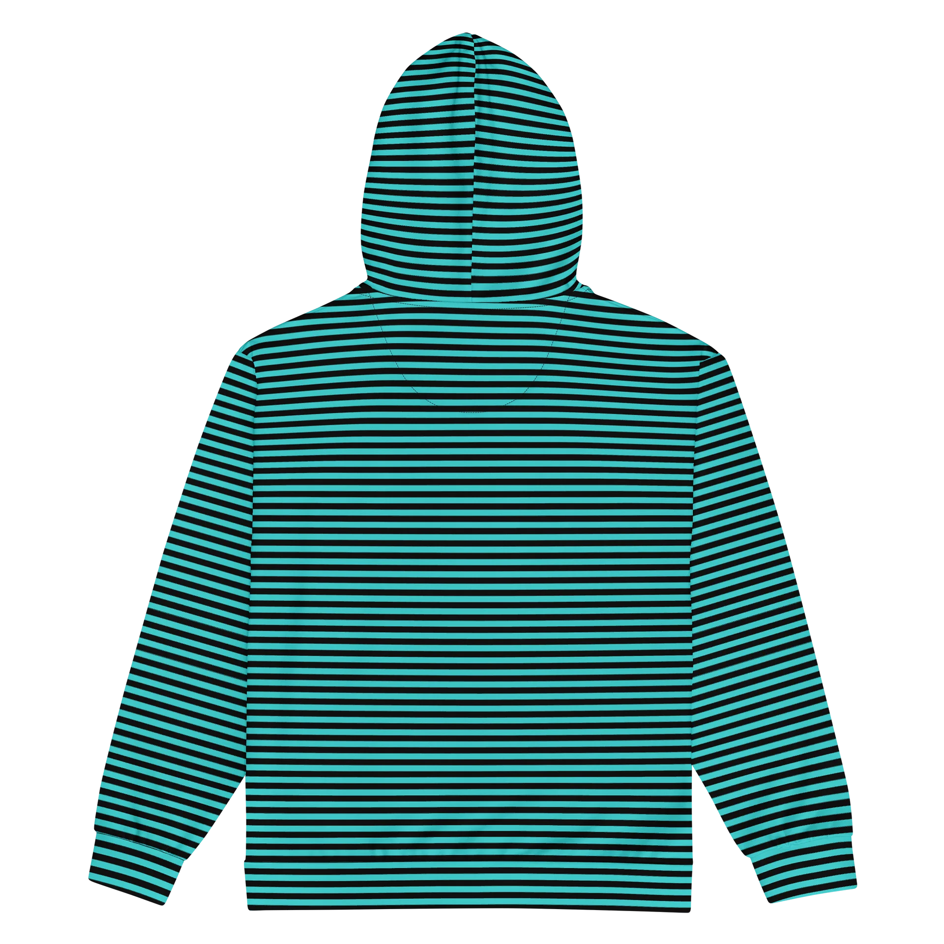 Blaque and Turquoise Stripped Hoodie product image (2)