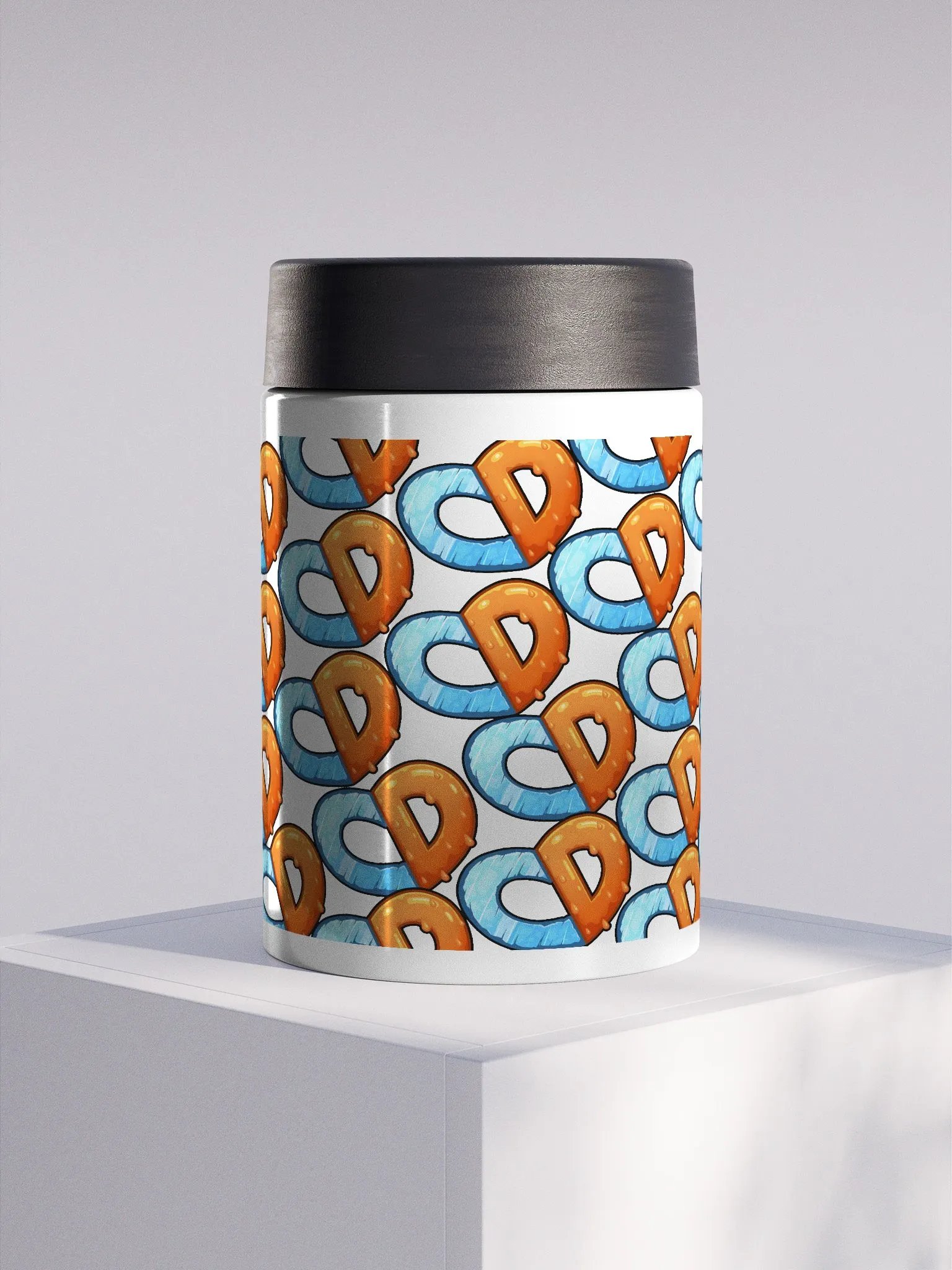 heart v2 stainless steel koozie product image (1)