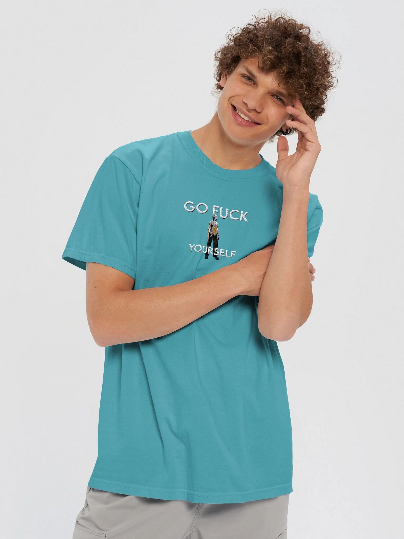 GO F*CK YOURSELF GTA Turtle Tee (Embroidered) product image (3)