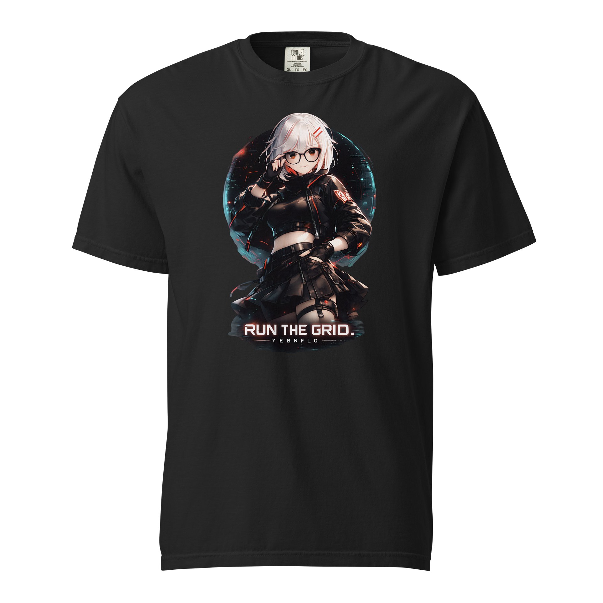 Yebi_BOT // RUN_THE_GRID Comfort Tee product image (1)