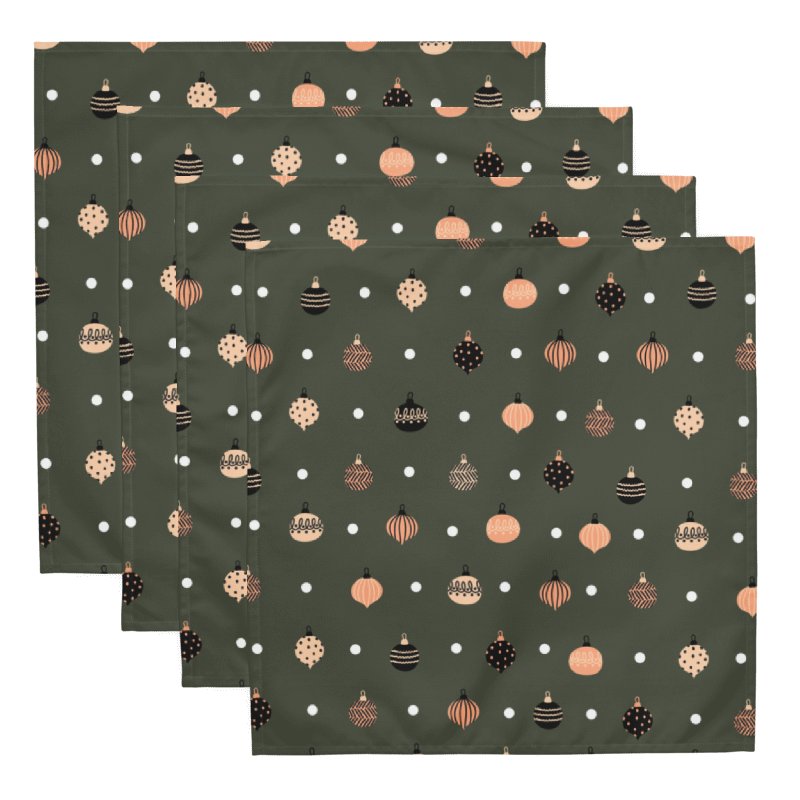 Festive Ornaments Cloth Napkin Set product image (8)