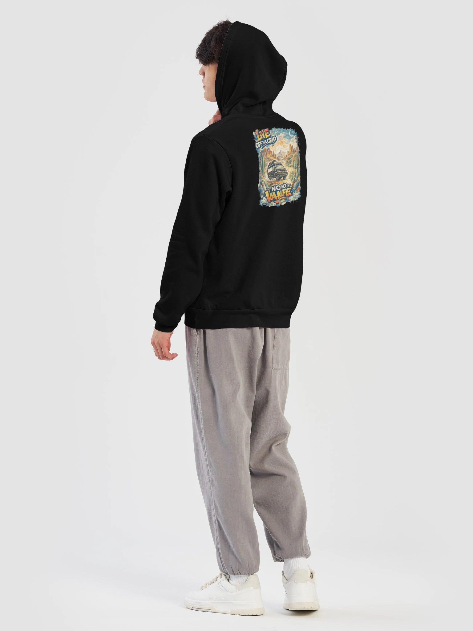 Live Off the Grid Black Hoodie product image (9)
